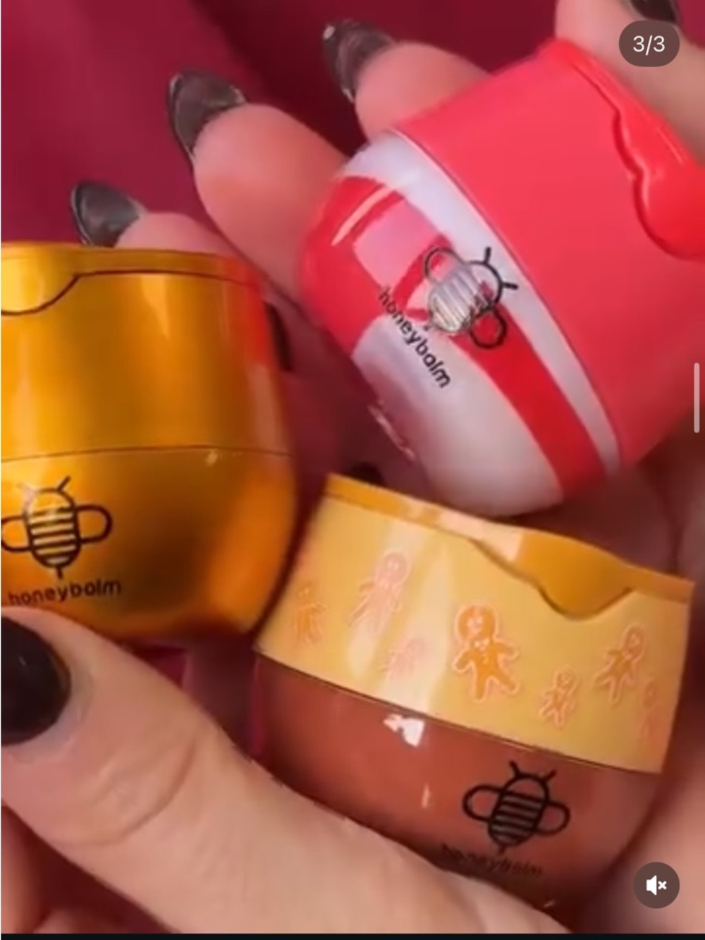 Honeybalm Festive Trio NEW Lipbalms - Picture 3 of 6